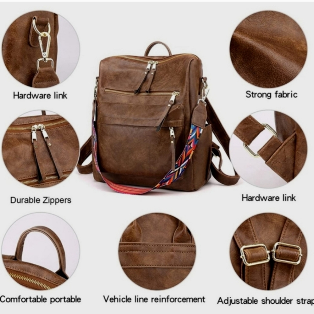 Hailee Convertable Bag - Brown - Picture 4 of 6